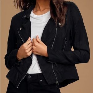 Blank NYC Black Moto Back Roads Jacket